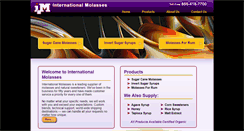 Desktop Screenshot of internationalmolasses.com